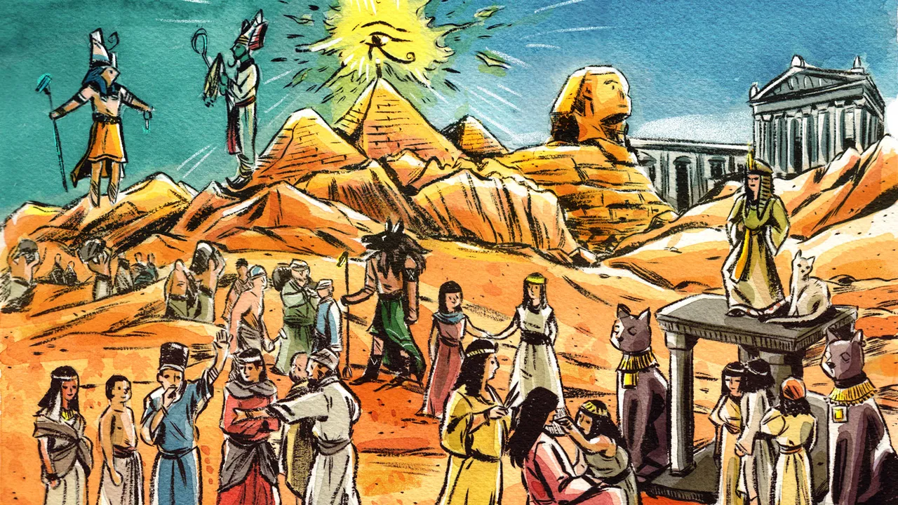 Illustration of Ancient Egypt