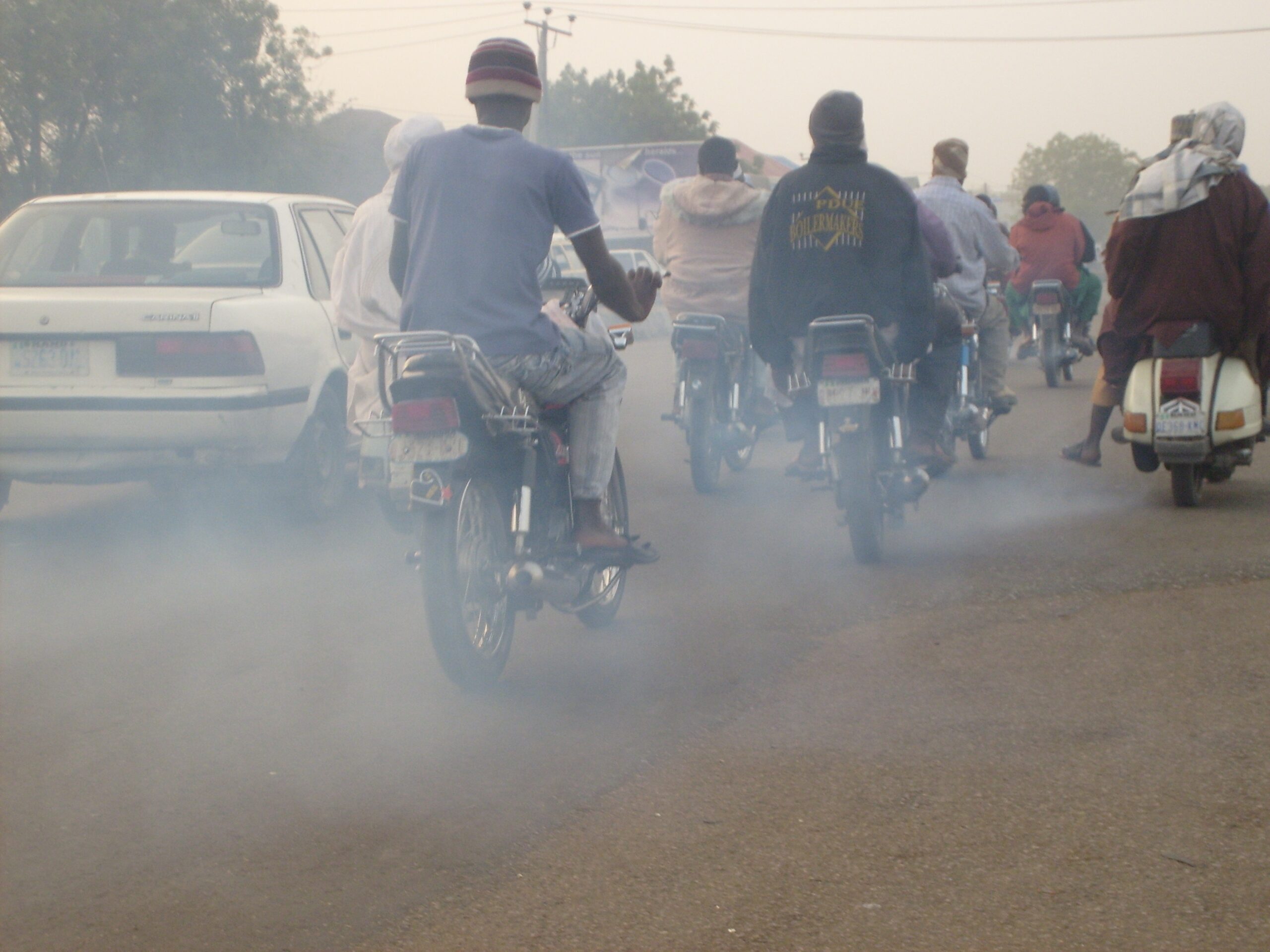 Motorcycle emission