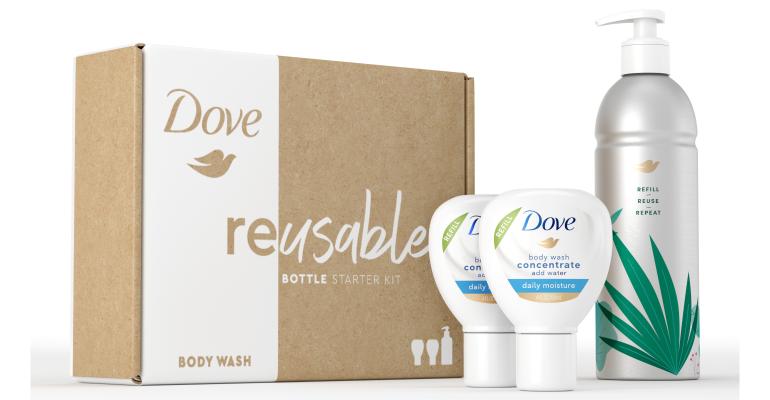 Dove Reuseable Packaging