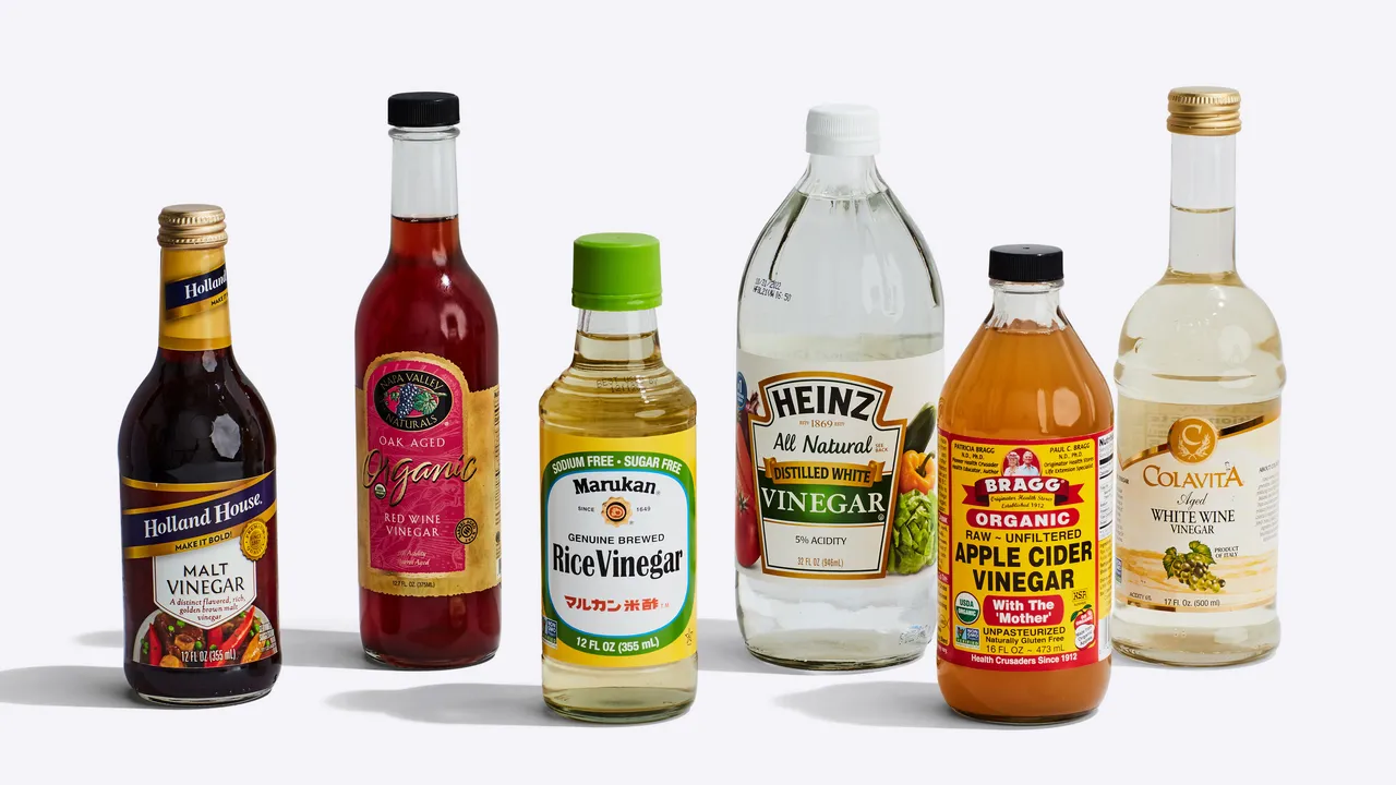 different types of vinegar