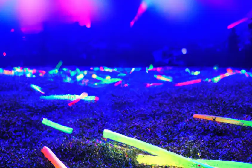 glow stick litter