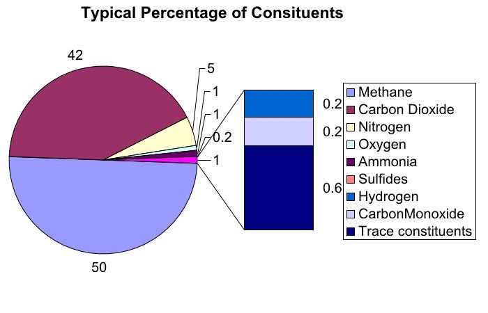 landfill gas composition