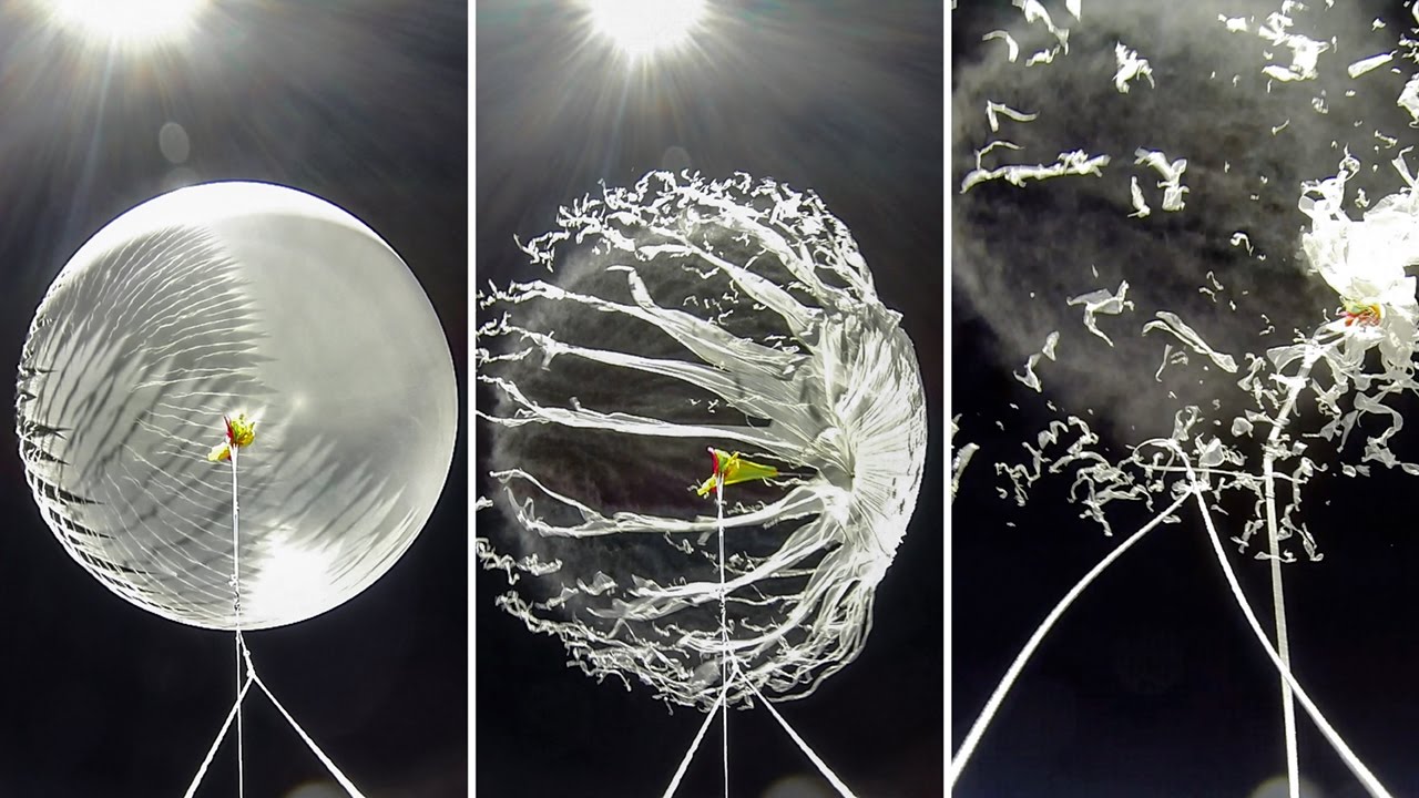 weather balloon exploding