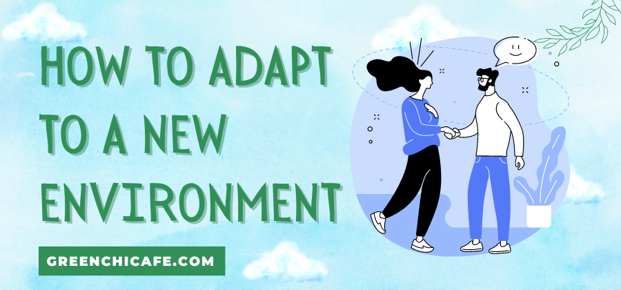 how to adapt to a new environment