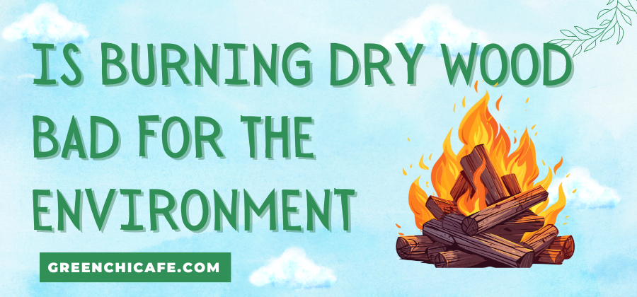 is burning dry wood bad for the environment